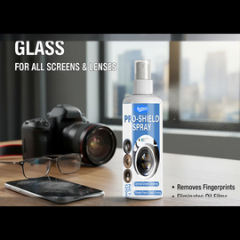 Camera Lens Cleaning Solution, Optical Cleaner for DSLR and Mirrorless Lenses, 60ml / 120ml with Cloth