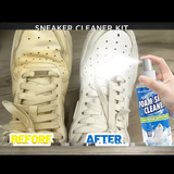 Sneaker Cleaner Kit, Shoe Cleaning Spray with Sponge for White Shoes and Trainers, 50ml / 100ml
