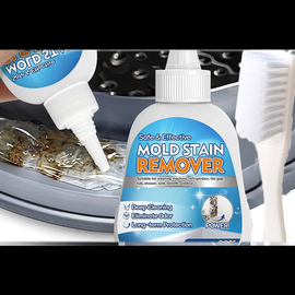Mold and Mildew Removal Gel, Heavy Duty Cleaner for Washing Machine Seals and Tile, 220ml