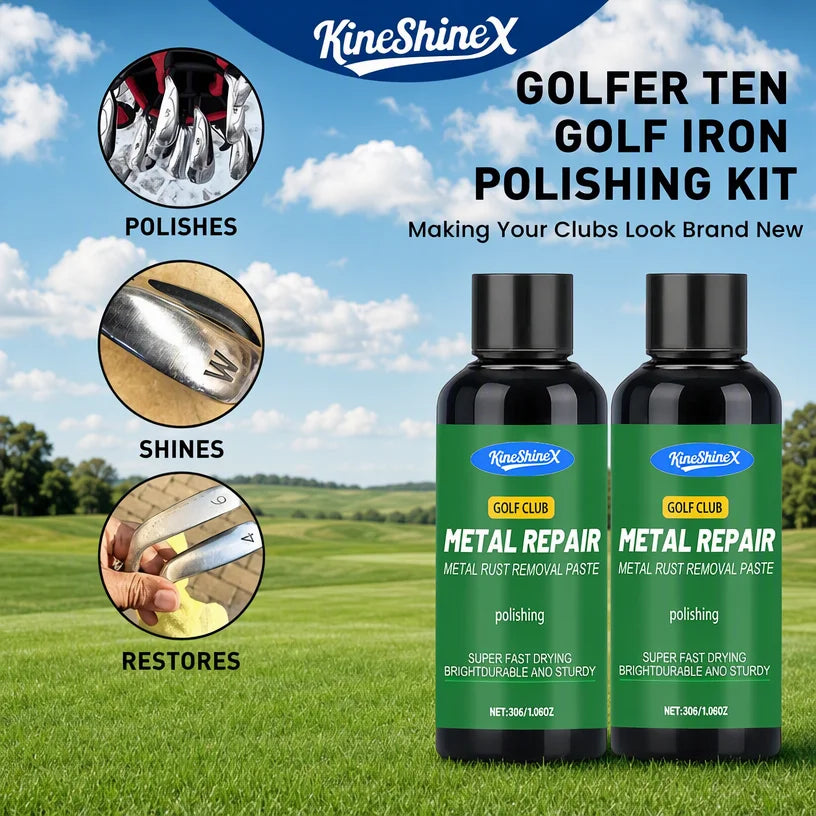 Golf Club Metal Shaft Polishing Paste Rust Remover Restorer for Irons Wedges