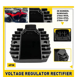 Regulator Rectifier Aluminum Fit 2006-2013 Kawasaki Brute Force 650 KVF650