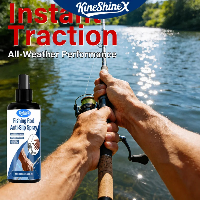 Fishing Rod Grip Spray Anti-Slip Sweat Absorption Tackifier for Anglers