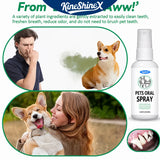 Pet Oral Care Spray Breath Freshener Teeth Cleaning for Dogs and Cats