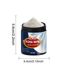 Load image into Gallery viewer, Glass Polishing Powder, Cerium Oxide Scratch Remover for Car Windows and Mirrors, 80g with Sponge