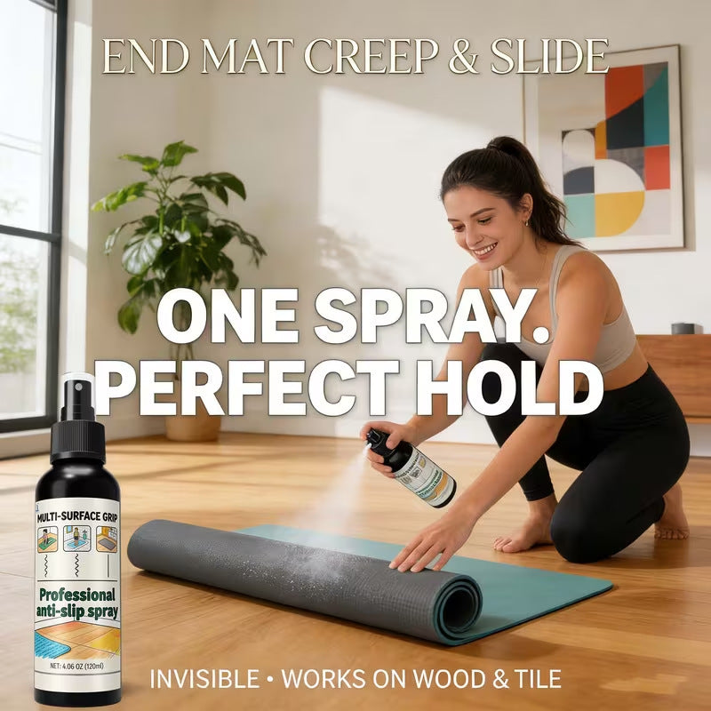 Anti-Slip Spray for Rugs and Mats, Non-Slip Grip Treatment for Bath and Yoga Mats, 60ml / 120ml