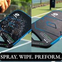 Load image into Gallery viewer, Pickleball Paddle Cleaner Spray Carbon Fiber Racket Cleaning Kit with Towel Detail View 3