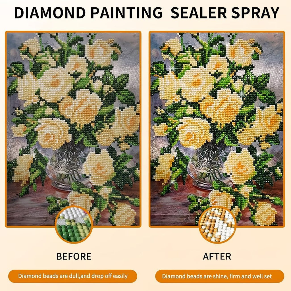 Diamond Painting Sealer Spray Clear Gloss Glue Finish for Canvas Cross Stitch Detail View 7