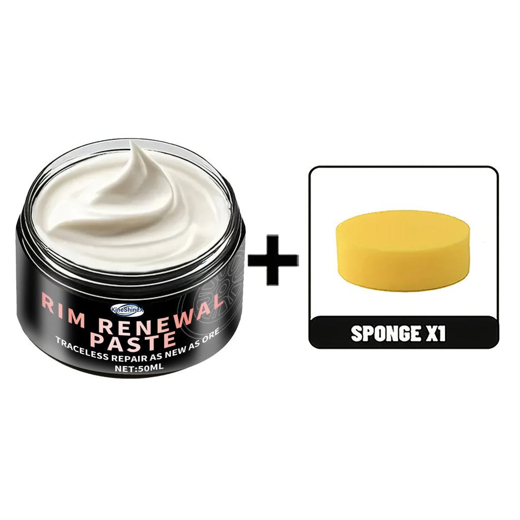 Wheel Rim Repair Kit, Scratch and Kerb Rash Remover for Alloy Wheels, 50ml / 100ml with Sponge