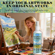 Load image into Gallery viewer, Sketch Fixative Spray Clear Matte Art Sealer for Charcoal Pastel Pencil