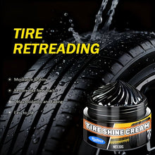Load image into Gallery viewer, Tire Shine Wax, Rubber and Plastic Restorer for Tyres, 30ml with Sponge