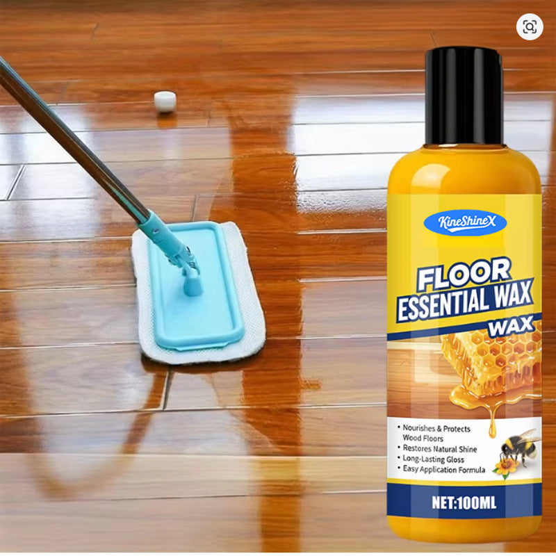 Beeswax Wood Polish, Natural Furniture and Floor Wax for Cleaning and Shine, 100ml