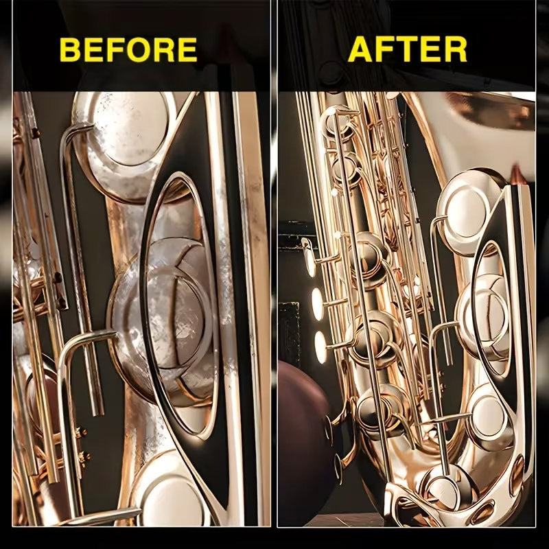 Musical Instrument Metal Polish Paste Restorer for Saxophone Flute Brass