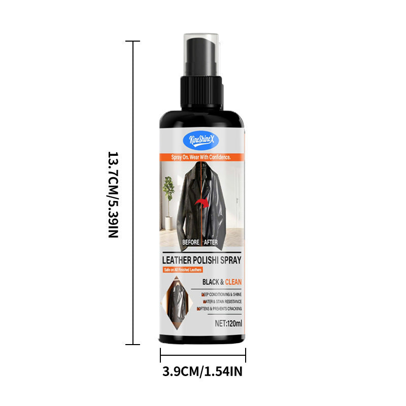 Leather Conditioner Oil, Restorer for Jackets, Sofas and Bags, 120ml with Sponge