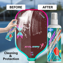 Load image into Gallery viewer, Pickleball Paddle Cleaner Spray Carbon Fiber Racket Cleaning Kit with Towel Detail View 6