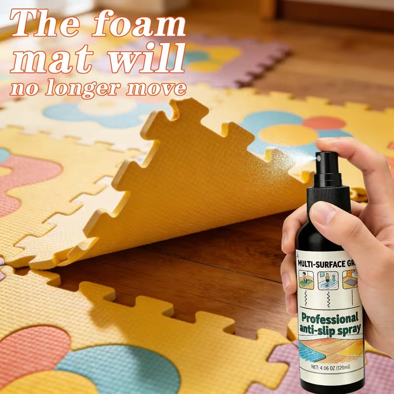 Anti-Slip Spray for Rugs and Mats, Non-Slip Grip Treatment for Bath and Yoga Mats, 60ml / 120ml