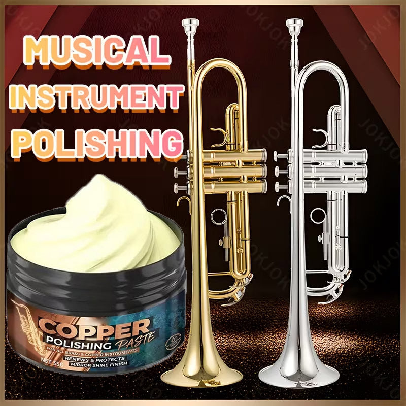 Musical Instrument Metal Polish Paste Restorer for Saxophone Flute Brass