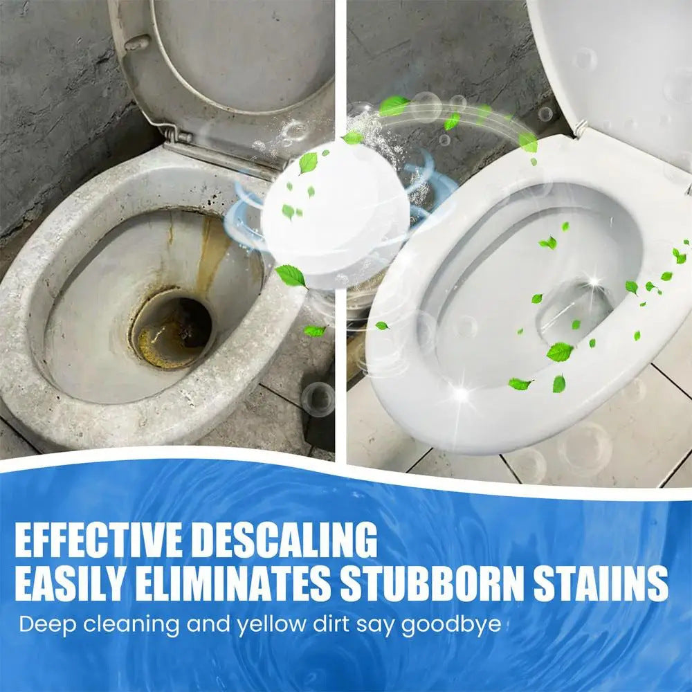 Toilet Bowl Cleaning Tablets, Effervescent Descaler and Deodoriser, 6 or 12 Tablets