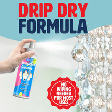Load image into Gallery viewer, Crystal Chandelier Cleaning Spray with Cloth, 120ml Glass Light Fixture Cleaner for Pendant Lamps and Crystal Decor