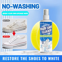 Load image into Gallery viewer, Sneaker Cleaner Kit, Shoe Cleaning Spray with Sponge for White Shoes and Trainers, 50ml / 100ml