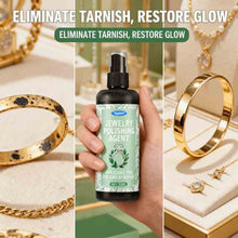 Load image into Gallery viewer, Silver Polish and Tarnish Remover, Cleaning Kit for Silverware and Jewellery, 50ml / 100ml with Cloth