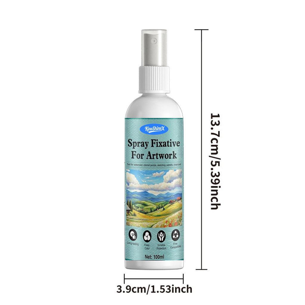 Sketch Fixative Spray Clear Matte Art Sealer for Charcoal Pastel Pencil