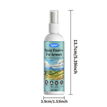 Load image into Gallery viewer, Sketch Fixative Spray Clear Matte Art Sealer for Charcoal Pastel Pencil