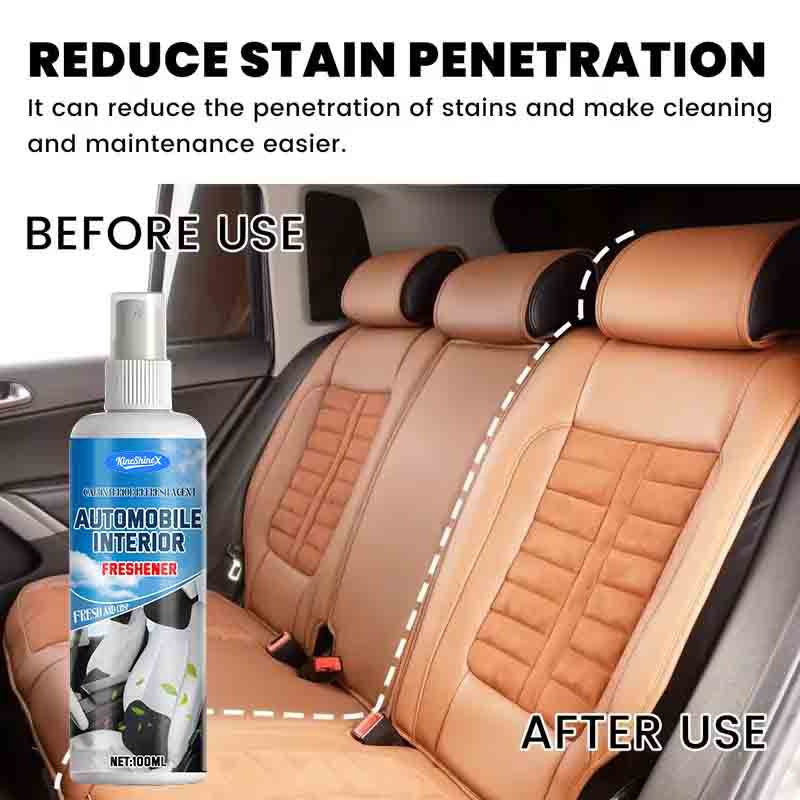 Plastic and Leather Restorer, Colour Reviver for Car Interiors and Trim, 100ml with Cloth