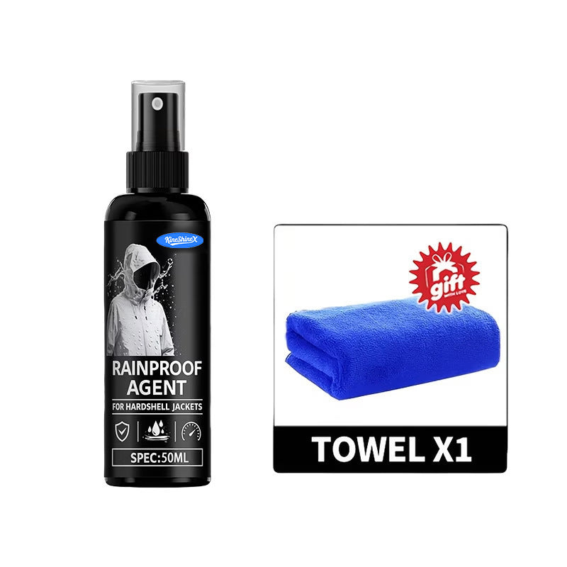 Waterproof Spray for Shoes and Outerwear, Nano Fabric Protector, 50ml / 100ml with Cloth