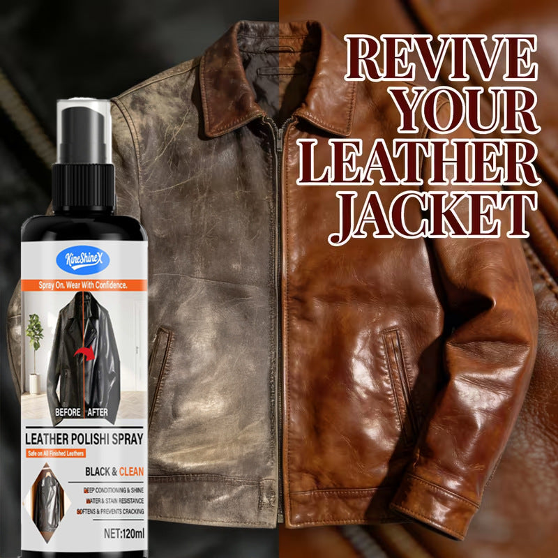 Leather Conditioner Oil, Restorer for Jackets, Sofas and Bags, 120ml with Sponge