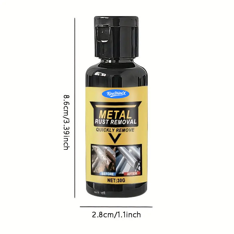 Metal Cleaning Paste, Chrome and Stainless Steel Polish, 30ml / 100ml with Cleaning Pad