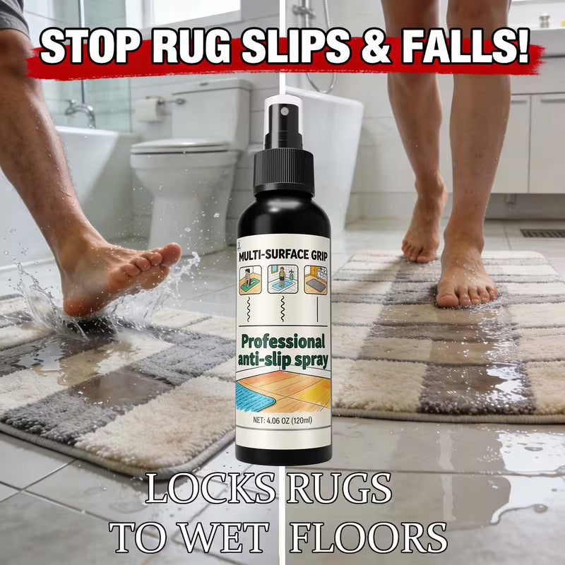 Anti-Slip Spray for Rugs and Mats, Non-Slip Grip Treatment for Bath and Yoga Mats, 60ml / 120ml
