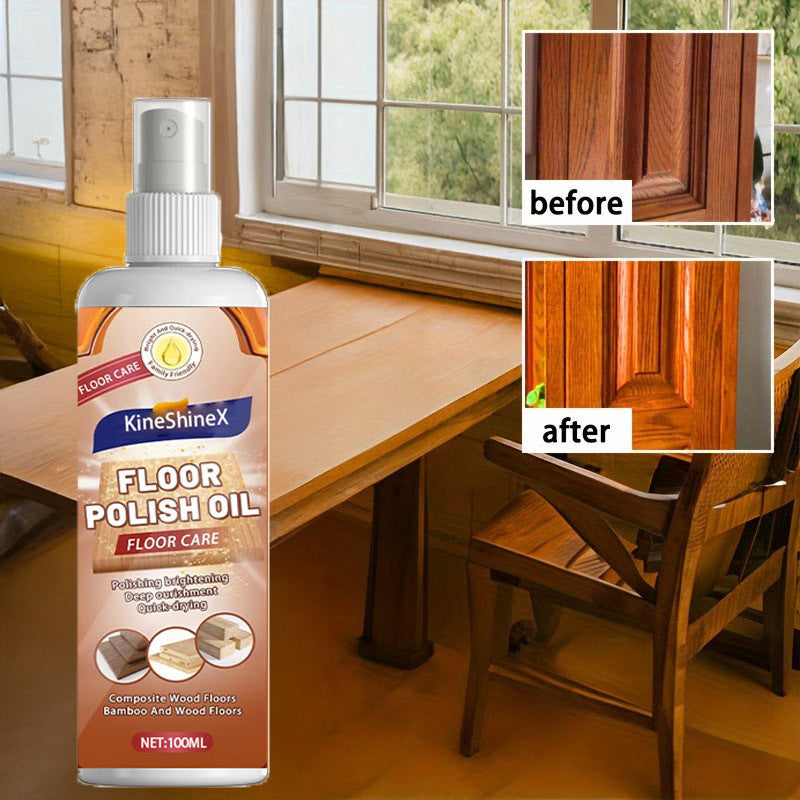 Wood Floor Care Oil, Deep Nourishing Treatment for Hardwood Floors and Furniture
