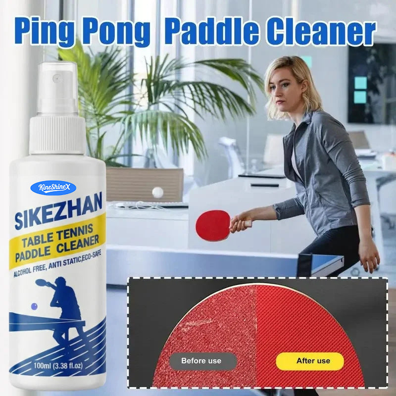 Table Tennis Rubber Cleaner Spray Foam Paddle Sponge Care Ping Pong Cleaner