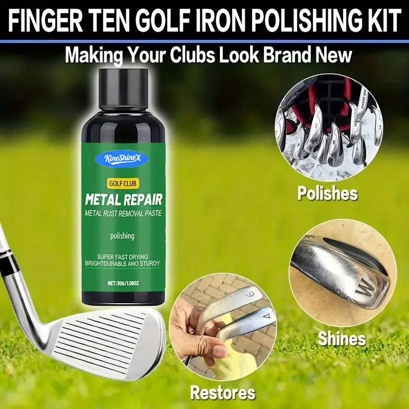 Golf Club Metal Shaft Polishing Paste Rust Remover Restorer for Irons Wedges Detail View 7