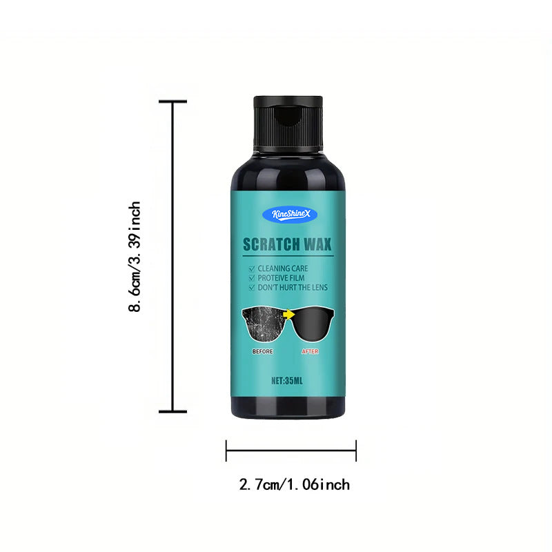 Eyeglass Scratch Remover Paste, Lens Polishing Compound for Glasses and Frames, 35ml / 55ml with Sponge
