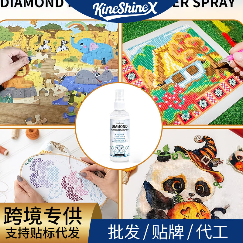 Diamond Painting Sealer Spray Clear Gloss Glue Finish for Canvas Cross Stitch Detail View 1