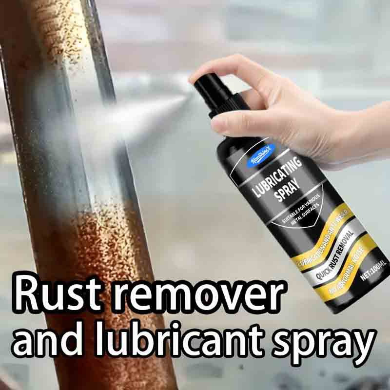 Metal Rust Remover Spray, Fast Acting Derusting Treatment for Steel Surfaces, 100ml with Cloth
