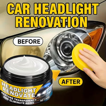 Load image into Gallery viewer, Headlight Restoration Kit, Lens Polishing Compound for Yellowed and Cloudy Headlights, 40g / 100g with Sponge
