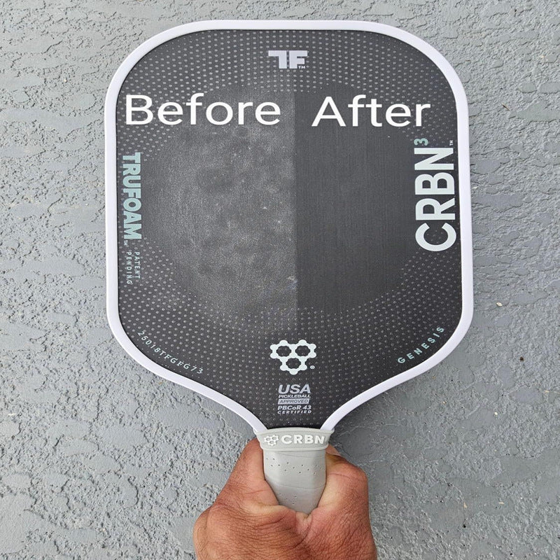Pickleball Paddle Cleaner Spray Carbon Fiber Racket Cleaning Kit with Towel Detail View 4