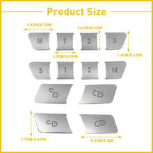 Load image into Gallery viewer, Door Lock Unlock Switch Seat Button Cover for Sticker Set Mercedes-Benz W204 CLA