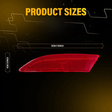Load image into Gallery viewer, For 2012-2018 Ford Focus Rear Bumper Reflector Driver &amp; Passenger Side 2PCS Red
