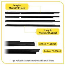 Load image into Gallery viewer, 4-40x Weatherstrip Window Molding Trim Seal Belt for 2008-2017 Mitsubishi Lancer