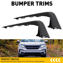 Load image into Gallery viewer, Black/Chrome Bumper Trim for 2019-2022 Honda Pilot Front Left Right Upper Lower