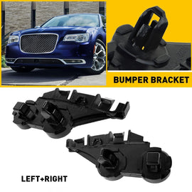For CHRYSLER 2011-2020 300 Front Brackets Bumper Support Pair L&R Retainer Pair