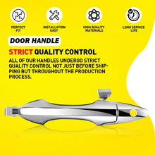 Load image into Gallery viewer, 1X Exterior Door Handle For 2007-2013 Acura MDX Front Driver Side Chrome Plastic