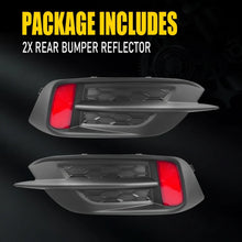 Load image into Gallery viewer, LH RH Rear Bumper Reflector Cover W/Molding Trim Fit Honda Civic Sedan 2016-2021