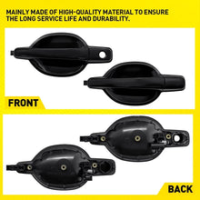 Load image into Gallery viewer, Outside Door Handle Black For 2004-2011 Mitsubishi Endeavor Front&amp;Rear Left 2-2X