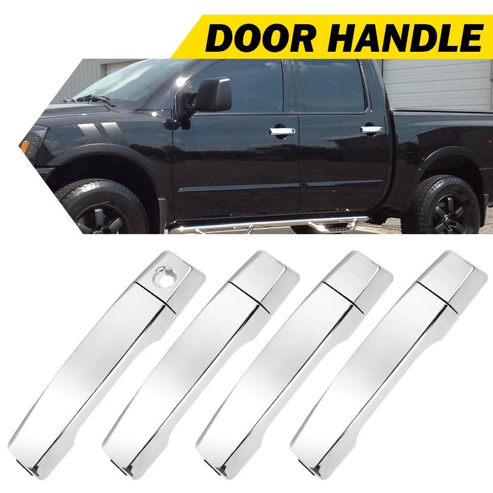 Chrome Exterior Door 2004-2015 Handle Fit Nissan Infiniti Right Front Rear Left