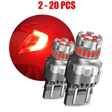 Load image into Gallery viewer, 2-20X AUXITO 7440 7443 Brake Red Stop LED Parking Tail Bulbs Light CANBUS Canbus