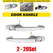 Load image into Gallery viewer, For 2007-2010 Saturn Sky Chrome Exterior Door Handles Bar Front Left&amp;Right 2-20X